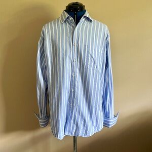 Gorgeous Neiman Marcus formal dress shirt with cuffs and stiff collar